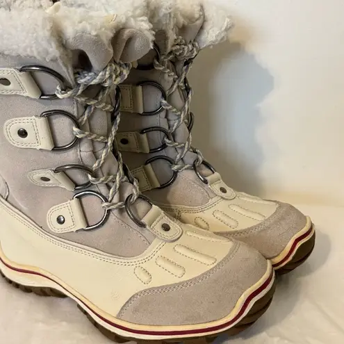 Pajar Canada Women’s White Winter Boots Size 8–8.5 – Polar Lined, Side Zipper