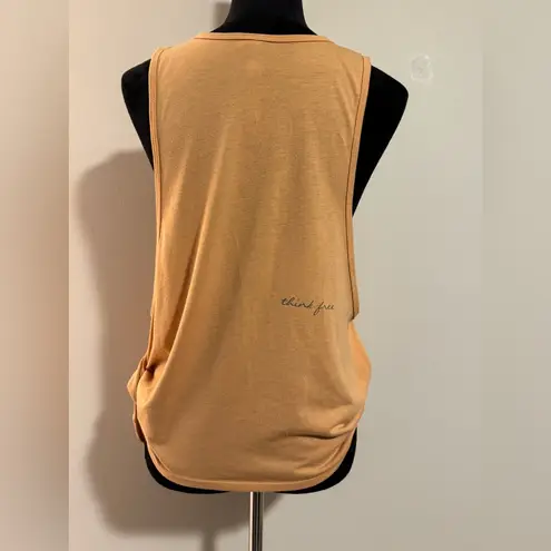 Preloved Free People Movement Orange Explore More Graphic Tank size small