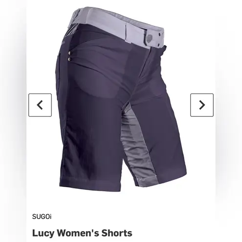 Sugoi Women’s Lucy Two Tone Purple Cycling Sport Shorts MED