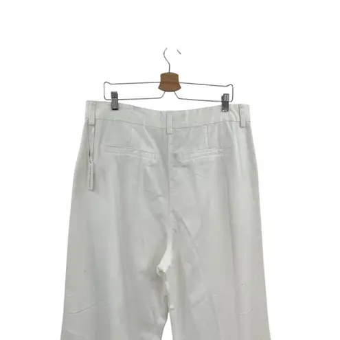 Favorite Daughter The Favorite Pant Denim Wide Leg Geneva White Ivory Size US 18