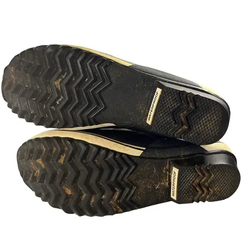  Sorelli Tall Perforated Boots Women's Size 10 Black & White