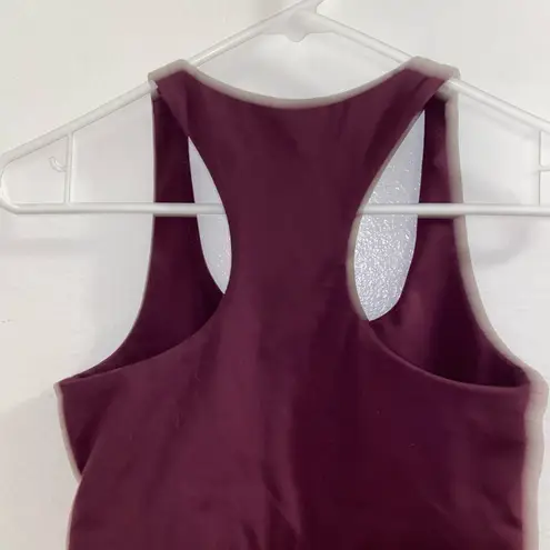 Girlfriend Collective  • Paloma Racerback Bra in PLUM | size small