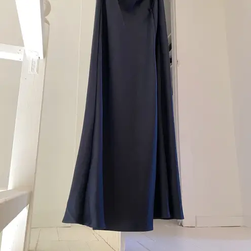 Bec & Bridge The Dreamer Asymmetric One Shoulder Maxi Dress in Ink