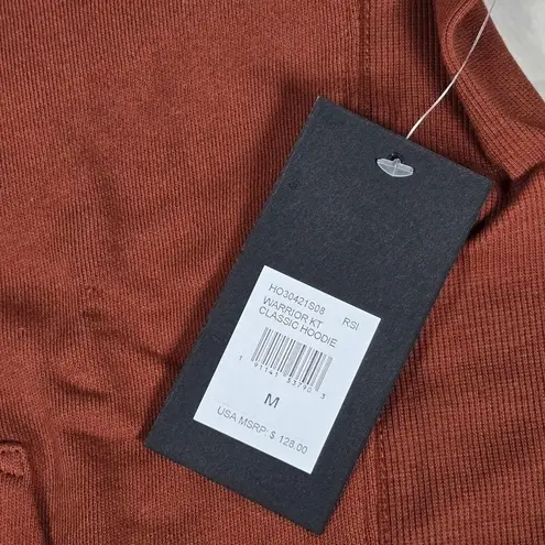 Spiritual Gangster  Warrior Classic Hoodie Rust Orange Cotton Pullover Size M NWT thumbnail 6