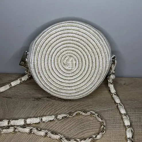 Shiraleah Crossbody Bag Paper Metal Strap Purse Beach Travel Cruise Resortwear - Image 3