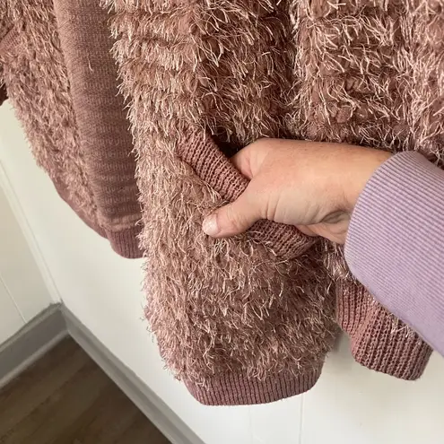 Knox Rose  Open Front Fuzzy Cardigan ~ Midnights Era Karma Outfit Jacket ~ Size M