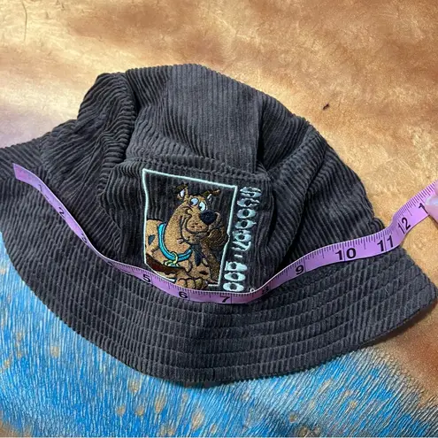 Cartoon Network Vintage 1999, Y2K brown corduroy, Scooby Doo bucket hat  90s