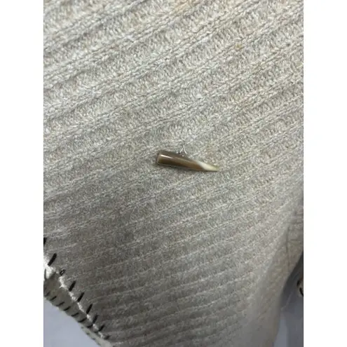 St John Sport Wool Blend Long Waterfall Sweater Cardigan Large