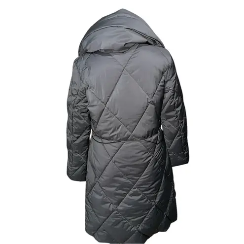 DKNY NWT  Pillow Collar Diamond Quilt Long Puffer jacket with oversized