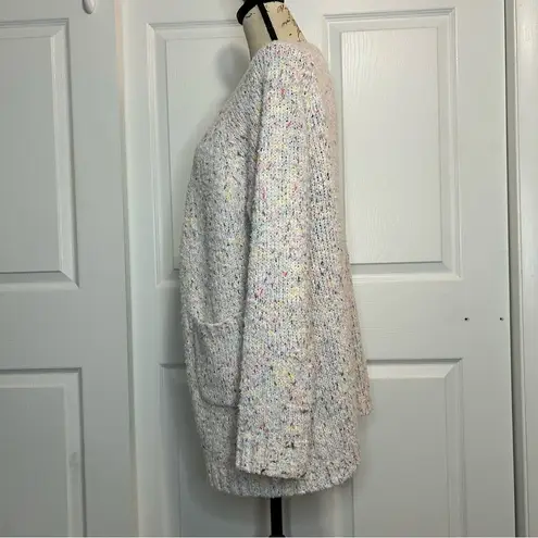 SheIn  Rainbow Popcorn Long Cardigan