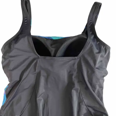 Swimsuits for All, Sz 24 Classic Modest Neck 1