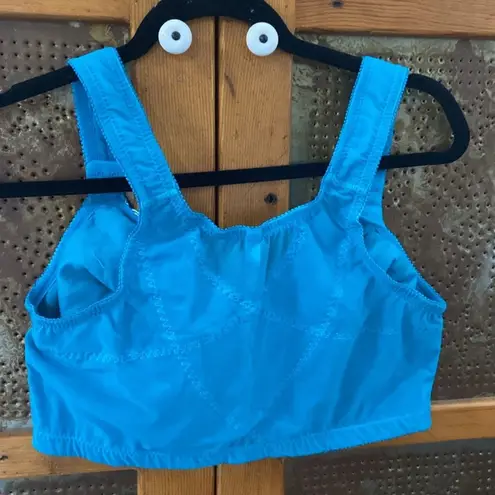 Woman Within New Womens Front-Close Embroidered Wireless Posture Bra Size 52B