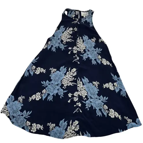Privacy Please Revolve Dress Womens Small Blue Floral Lexington Swing Mini