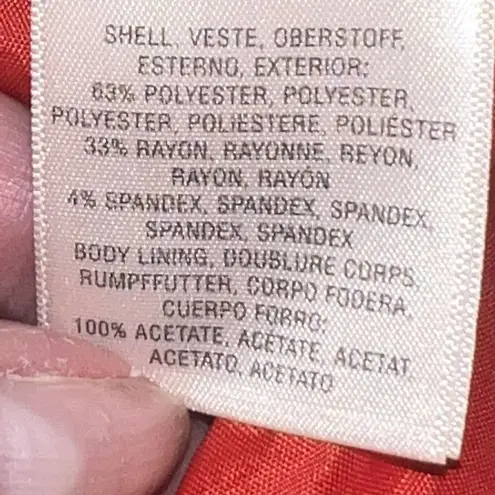 Maeve BY ANTHROPOLOGIE RED SKATER FULL SKIRT MINI ZIPPERED POCKETS WOMEN SIZE 0