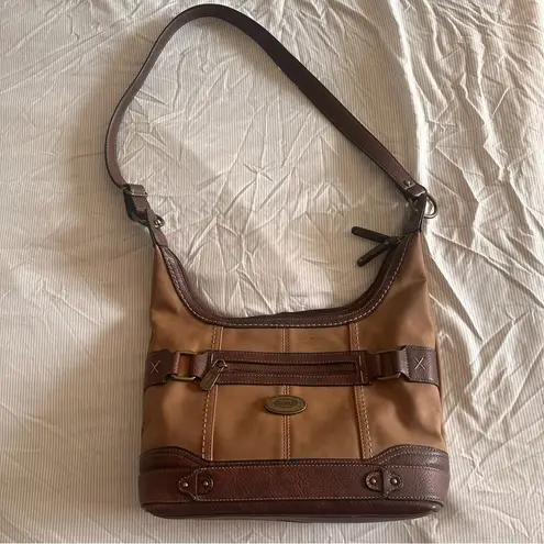 Concept Plattsburg Hobo Bag Saddle Chocolate Vegan Leather Brown