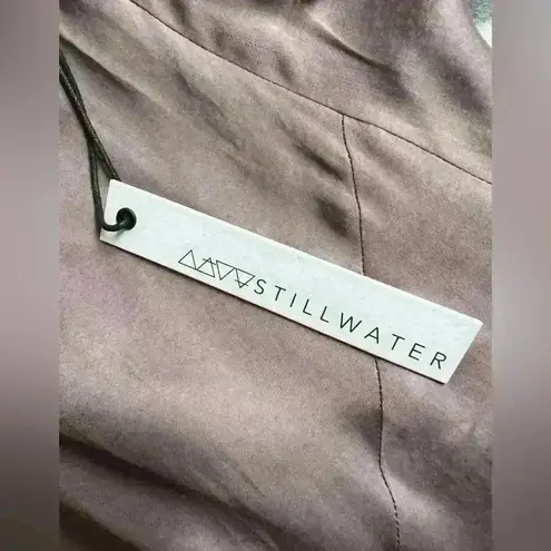 Stillwater The Ever Thine Maxi Dress Size Small Satin Bohemian Urban Beach Boho Purple