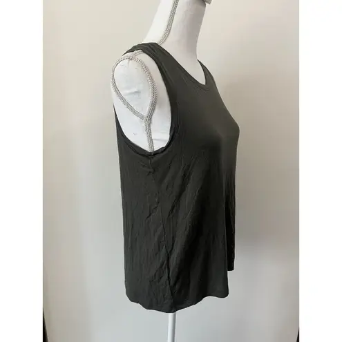 Halogen  Sleeveless Green Tank Top Shirt Sz M