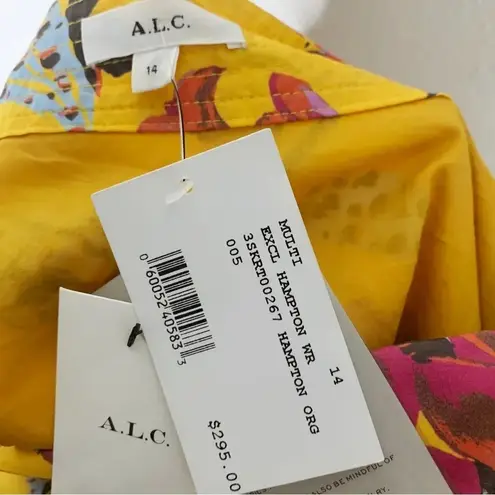 ALC Frank A.L.C. Hampton Floral Mini Wrap Skirt Sz 14 NWT Intermix Exclusive