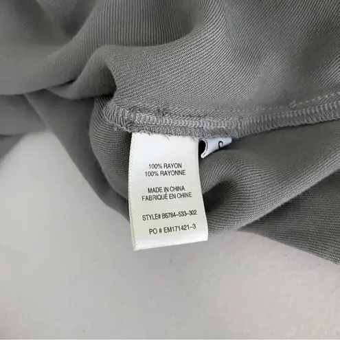 Bella Dahl La Jolla V-Neck Tee T-Shirt Short Mini Dress Soft Army Green Small