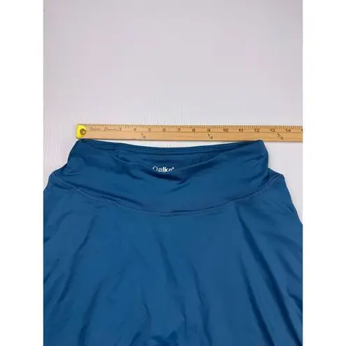 Oalka Athletic Tennis Skirt Active Performance Skort with Built-in Shorts S