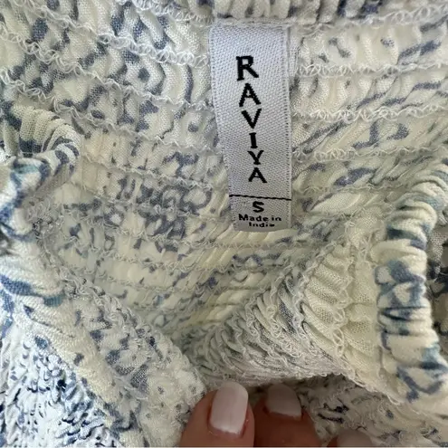 Raviya Women's Blue and White Off