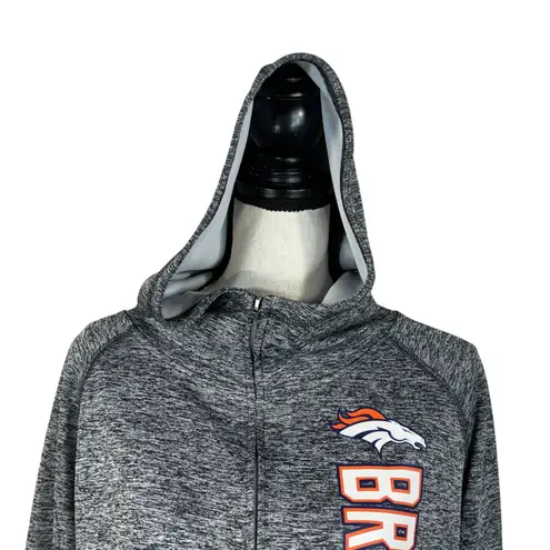 NFL Team Apparel Denver Broncos Womens XX-Large Jacket Full-Zip Hooded Pockets