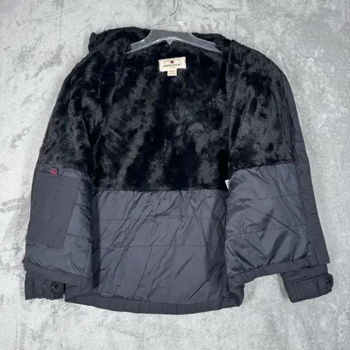 Woolrich Jacket Womens Medium Black Casual Neutral Outdoors Heritage Normcore