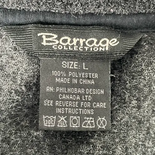 Barrage Collection Fleece Jacket Top Cardigan Fair Isle Woman Snowflake