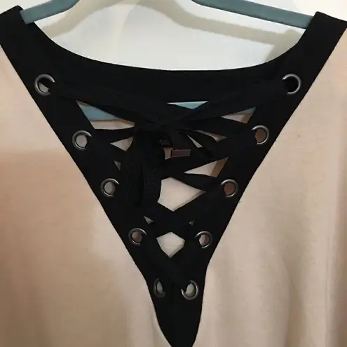 Romans Faux Fur lined Uni pocket arm hole poncho Black Size 28W