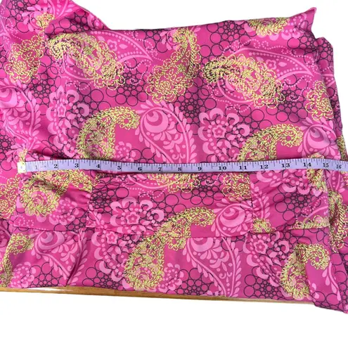 Tranquility High Waist Womens Floral Skirt Medium Barbiecore Fairy Prairie Chic Pink