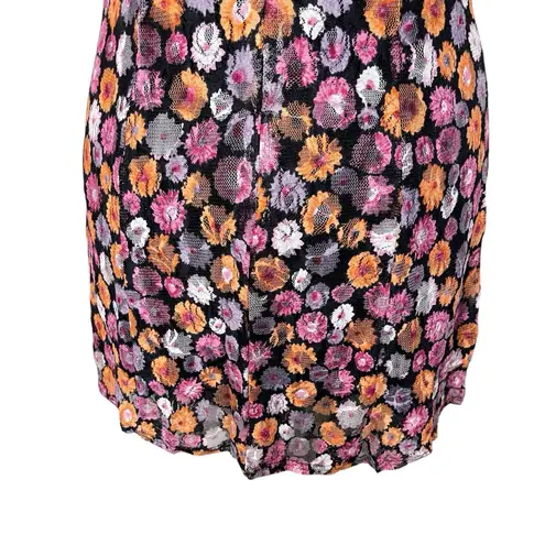NWOT MISCREANTS Cupid Lace Mini Dress in Orange and Pink Floral, UK12 (US8) Size 8