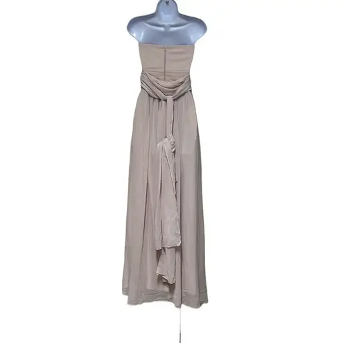 Birdy Grey Birdie Grey XS Grace Bridesmaid Maxi Dress Gown Blush Convertible Formal NWT