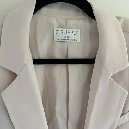 Z Supply  Cinema Blazer “Ecru” Beige Color | L