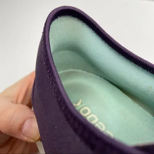 Reebok  Purple Skyscape Fabric Low Top Sneakers