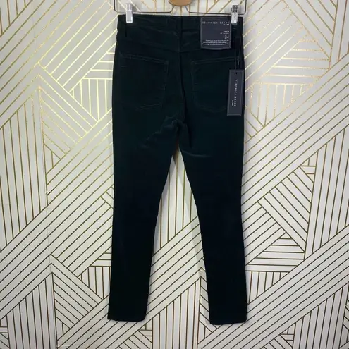 Veronica Beard Kate 10” Skinny Corduroy Jeans in Forest Green Size US 24