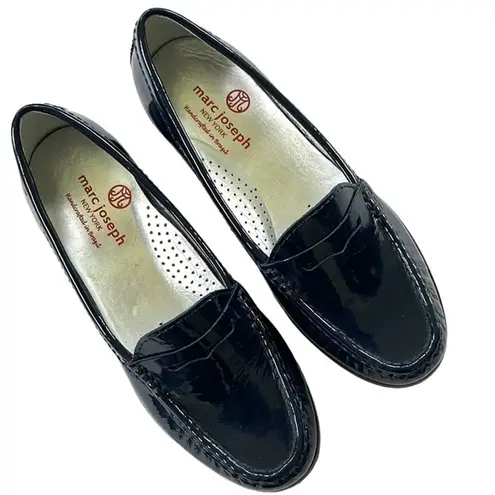 EUC Marc Joseph New York Leather East Village Loafers Dark Blue Size 6