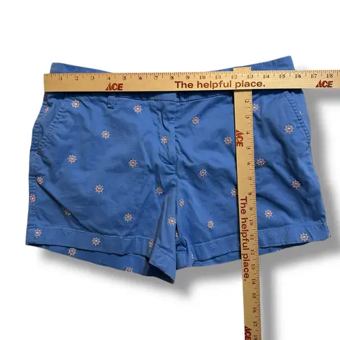 British Khaki Embroidered Shorts Bundle Women’s 8 Nautical Shark Chino