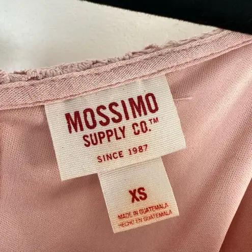 Mossimo Women’s Extra Small Pink Crochet Romper Size XS