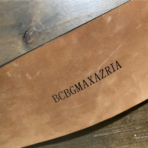 BCBGMAXAZRIA  leather wide belt