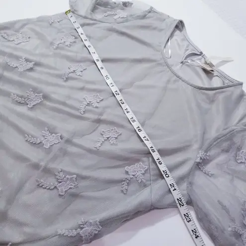 Forgotten Grace Lace Embroidered Tunic Blouse