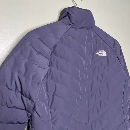 The North Face Women’s 550 Flare Goose Down Full Zip Jacket Dark Purple Blue XS