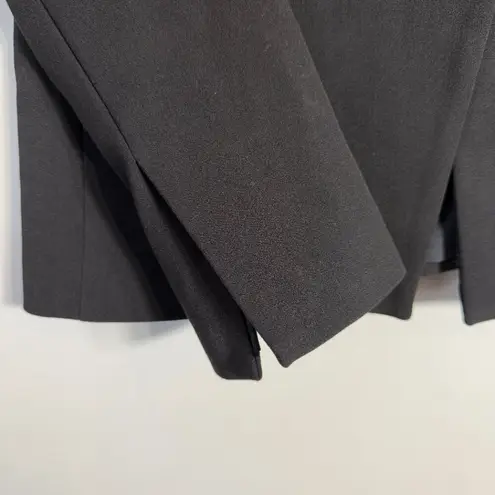 Drew NWT Midas Faux Leather Elbow Patch Blazer Jacket Women's Small Black Career