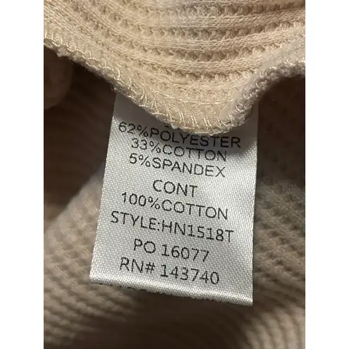 English Factory Tan Ribbed Collared Button Up Shirt Jacket Shacket Medium - Image 4