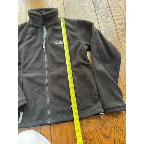 The North Face Women’s Black Zip Up Fleece Jacket Sweatshirt Coat Medium