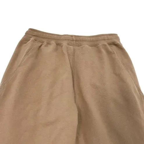 Tkees Jogger Lounge Sweatpants Tapered Leg Pants Comfy Camel Brown size Small