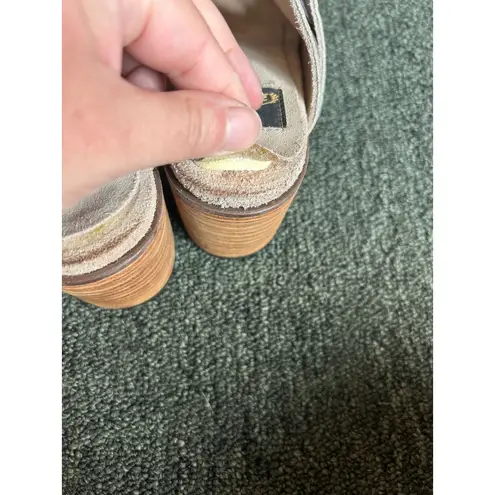 Freebird Caprice Purple Crocodile Print Heeled Sandals Size 9