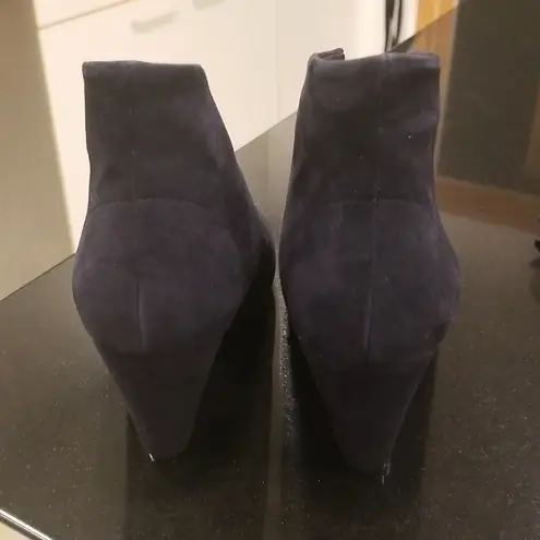 ANINE BING ππ Irmelin Boots ~ Midnight Suede Dark Navy Blue 38 NWOT