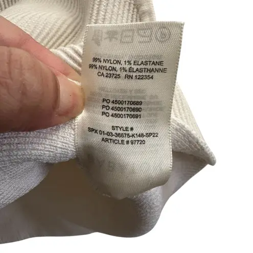 Babaton Aritzia Matte Pearl Sculpt Knit Muscle Tank