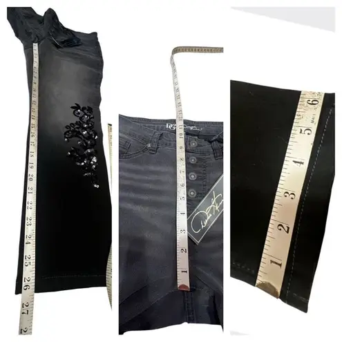 DG2 Womans sequence Pull On Jeans charcoal Sz M Petite NWT Gray Size M - Image 7