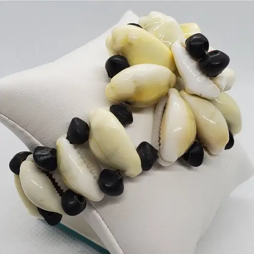 Island Boho Shell Bracelet Black